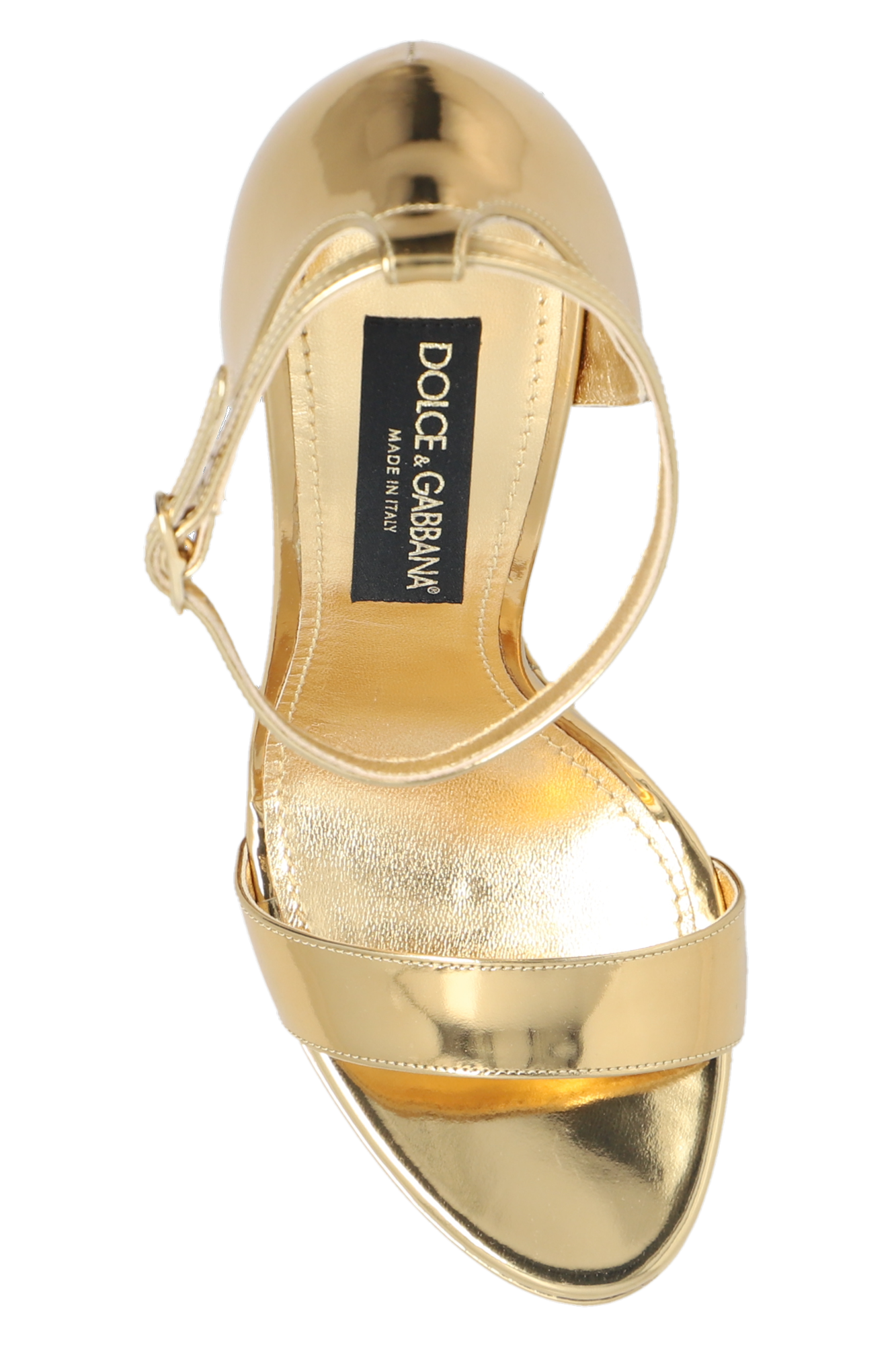 Dolce and gabbana deals gold sandals